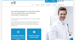 Desktop Screenshot of centreophtalmo.com